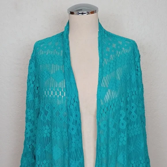 Travel Elements Open Cardigan Size 1X NWT - Picture 2 of 8